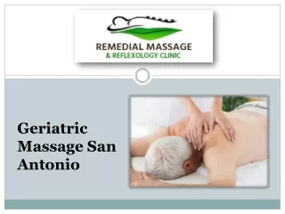 Best Geriatric Massage In San Antonio | Massage Natural Clinic