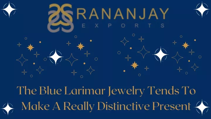 the blue larimar jewelry tends to make a really