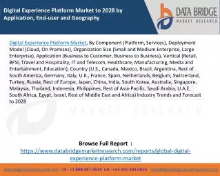 digital experience platform market to 2028
