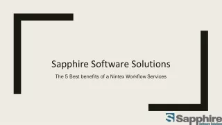 sapphire software solutions