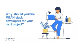 why should you hire mean stack developers