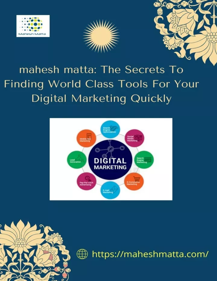Ppt The Secrets To Finding World Class Tools For Your Digital Marketing Quickly Maheshmatta