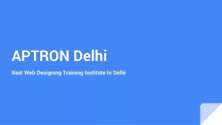 Best Web designing Training Institute in Delhi