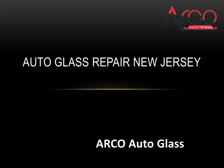 auto glass repair new jersey