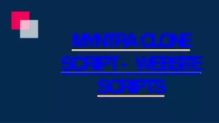 myntra clone