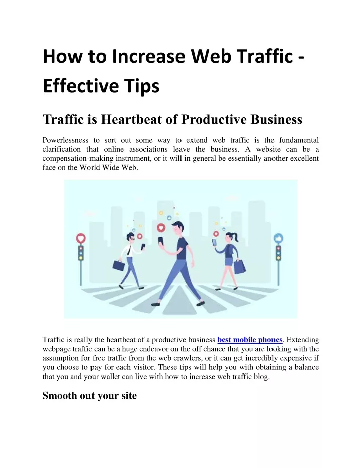how to increase web traffic effective tips