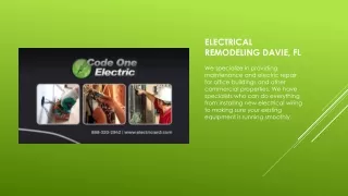electrical remodeling davie fl