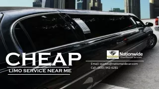 cheap limo service near me