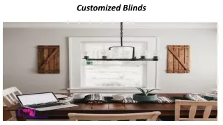 customized blinds