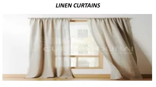 linen curtains