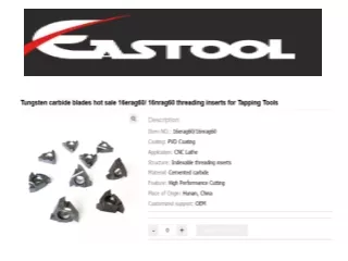 Indexable Carbide Inserts