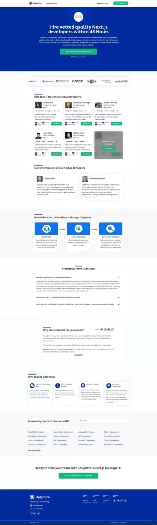 Hire NextJS Developers Within 48 Hours