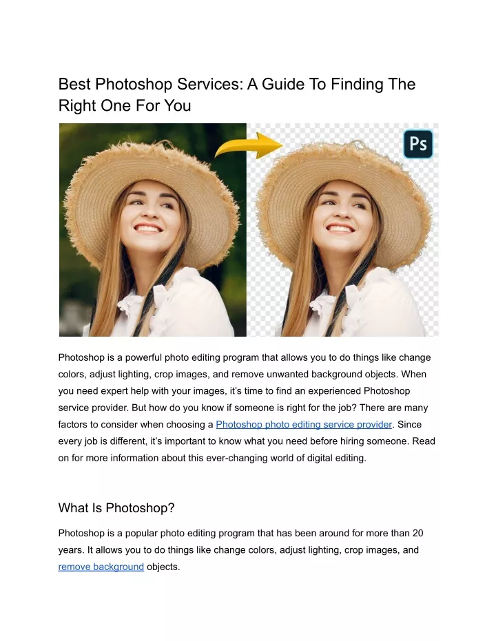 best photoshop services a guide to finding