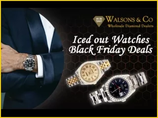 Rolex Watches Black Friday Sale | Iced Out Watches Black Friday Deals