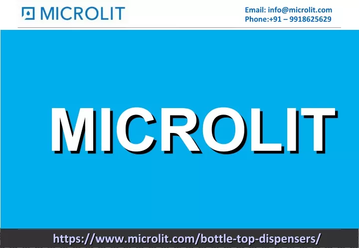 email info@microlit com phone 91 9918625629