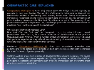 chiropractic care explained