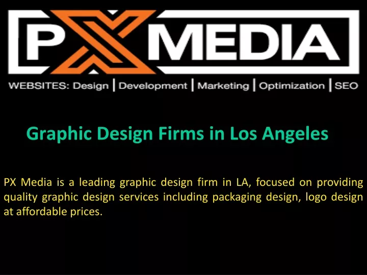 graphic design firms in los angeles