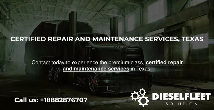 certified repair and maintenance services texas