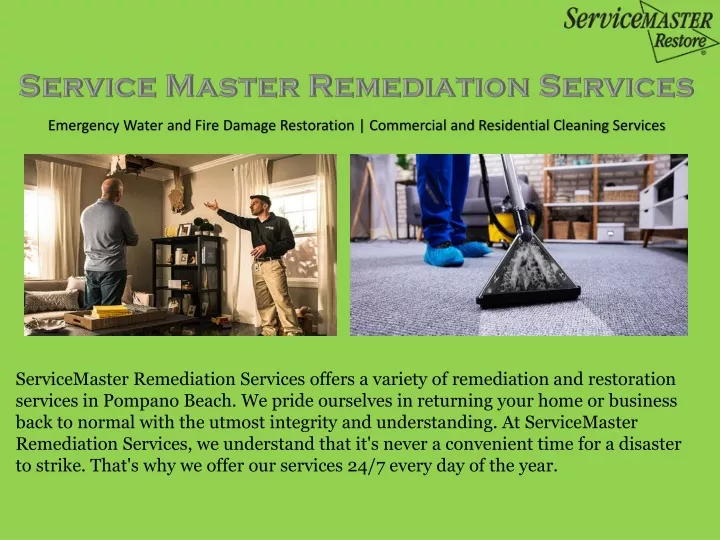 service master remediation services