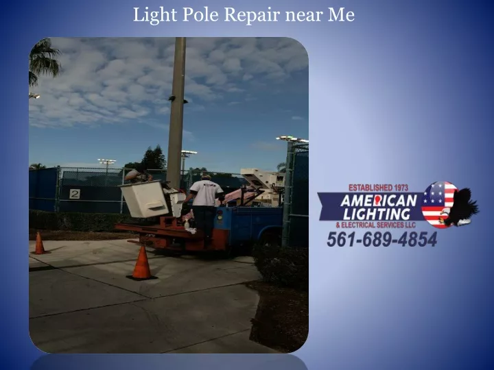 light pole repair near me