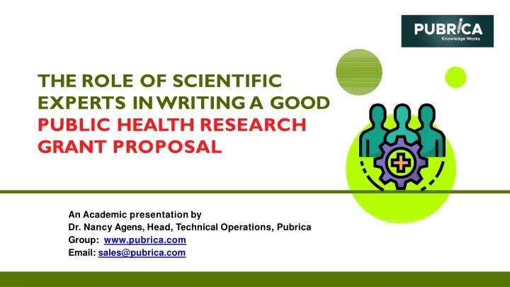 the role of scientific experts in writing a good