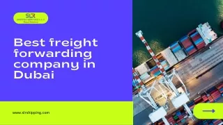 Best freight forwarding company in Dubai