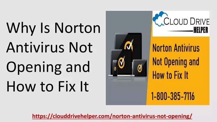 why is norton antivirus not opening