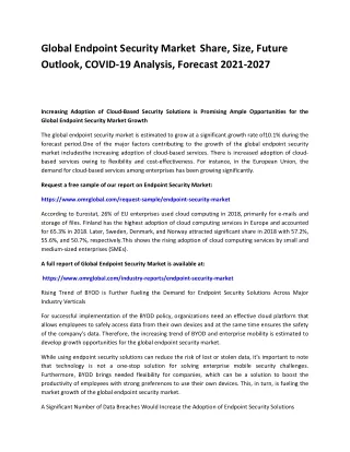 global endpoint security market share size future