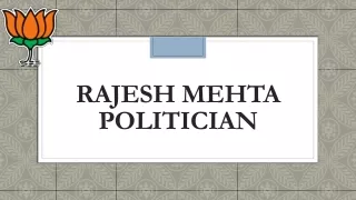 Rajesh Mehta Politician