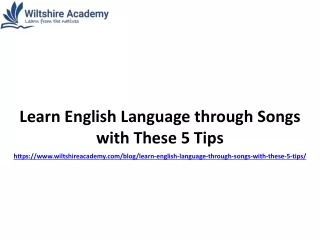 Learn English Language through Songs with These 5 Tips