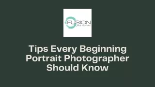 Tips Every Beginning Portrait Photographer Should Know