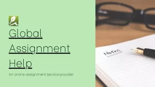 global assignment help an online assignment