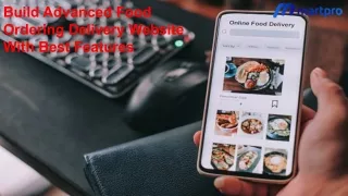 build advanced food ordering delivery website