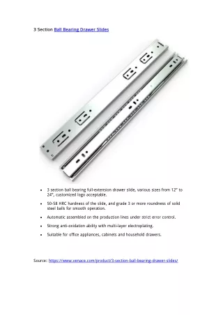 ball bearing drawer slides