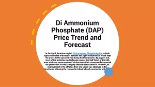 di ammonium phosphate dap price trend and forecast