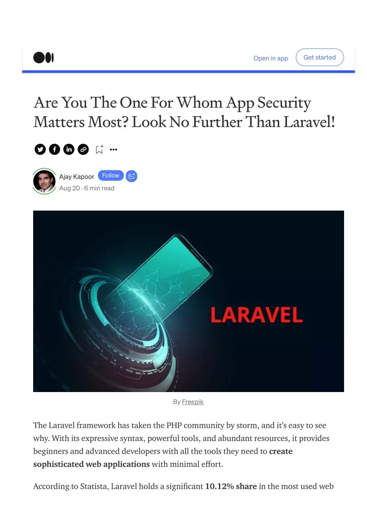 are you the one for whom app security matters