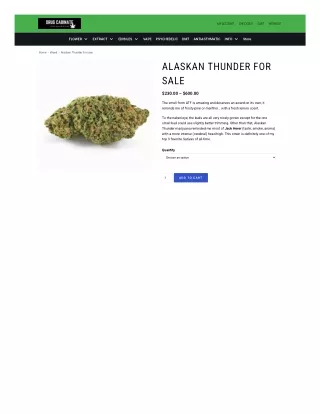 Alaskan Thunder for sale