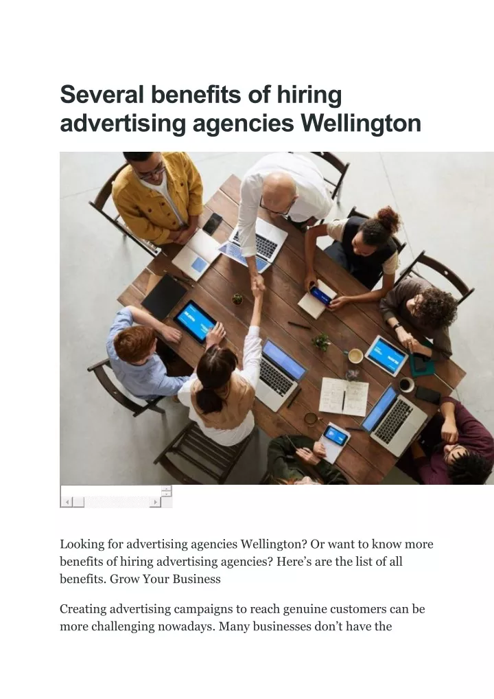 several benefits of hiring advertising agencies