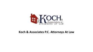 Koch & Associates P.C. Attorneys At Law - The Fifth-Generation Law Practice