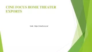 cinefocus second ppt