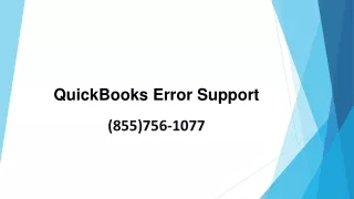 QuickBooks Error Support