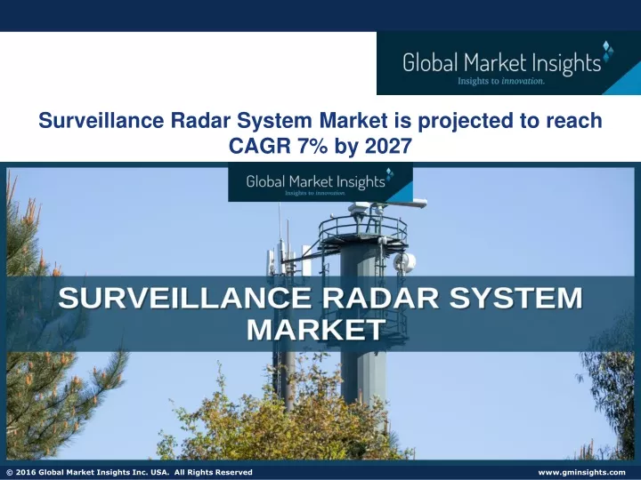 surveillance radar system market is projected