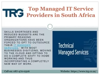 Top Managed IT Service Providers in South Africa