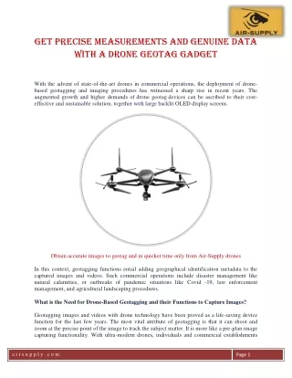 get precise measurements and genuine data with