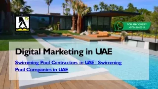 List of Swimming Pool Contractors in UAE