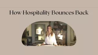 How Hospitality Bounces Back