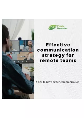 Effective Communication Strategy
