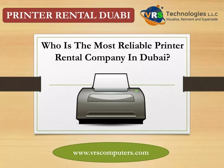 printer rental duabi