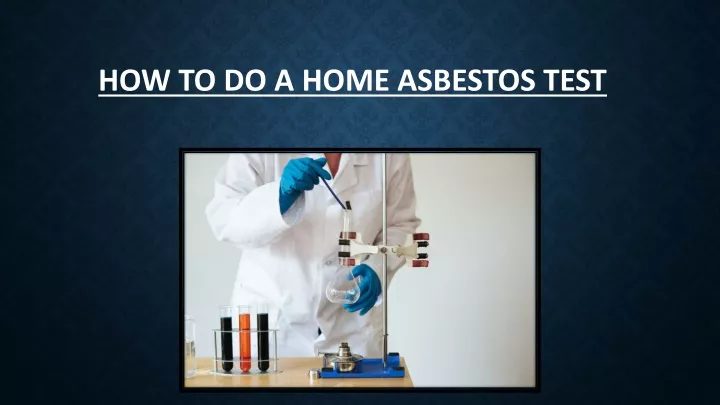 how to do a home asbestos test