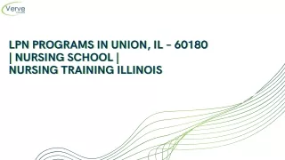 Join LPN PROGRAMS IN UNION, IL| NURSING SCHOOL | NURSING TRAINING ILLINOIS